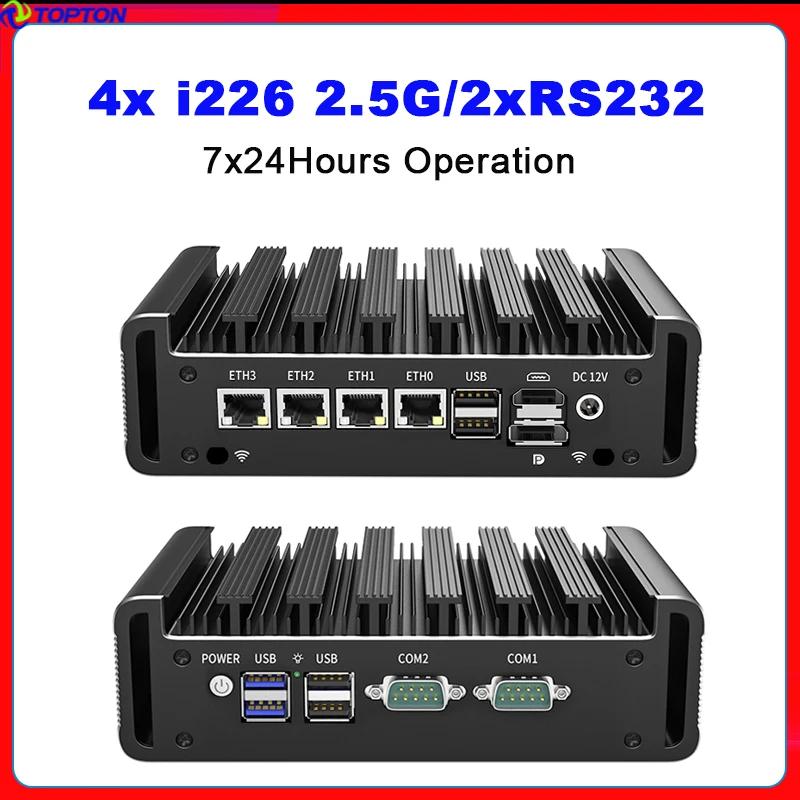 ȭ ǻ Proxmox 12  Ʈ   J6412  ھ 4  i226-V ̴ PC, 2500M LAN, 2xDDR4, NVMe, 2xRS232, 2.5G